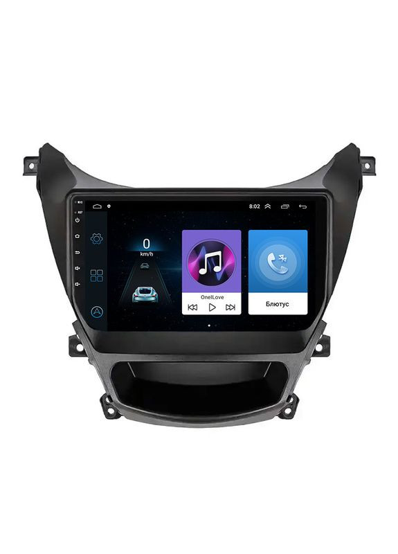 Штатная магнитола для Hyundai Avante V ver 2 2010-2015 экран 9" 1/16Gb Wi-Fi GPS Base 5шт Lesko (336203394)