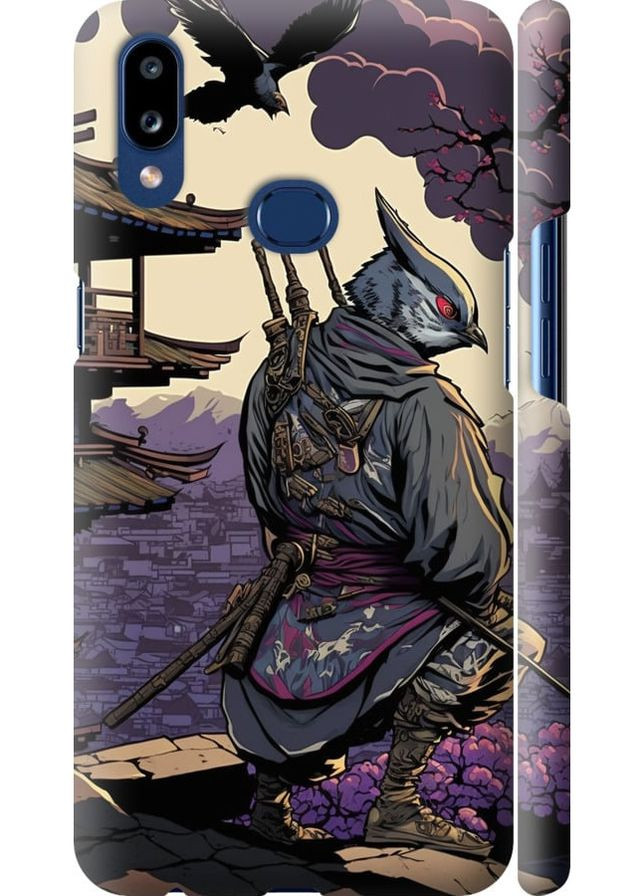 3D пластиковий матовий чохол 'Птах воїн' для Endorphone Samsung Galaxy A10s A107F (278079258)