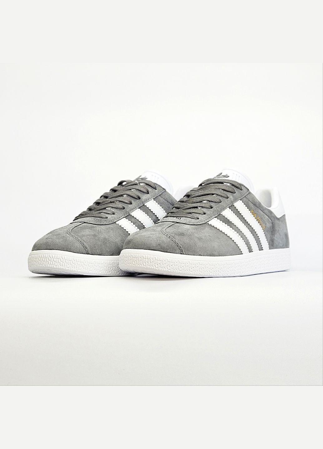 Кросівки жіночі і чоловічі Adidas Gazelle gray | Адідас Газель сірі No Brand сірі демісезони (307397801)