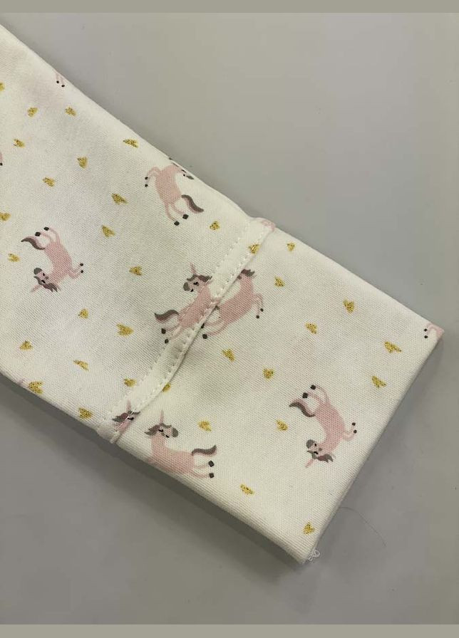 Молочна піжама для дівчинки Фламинго
