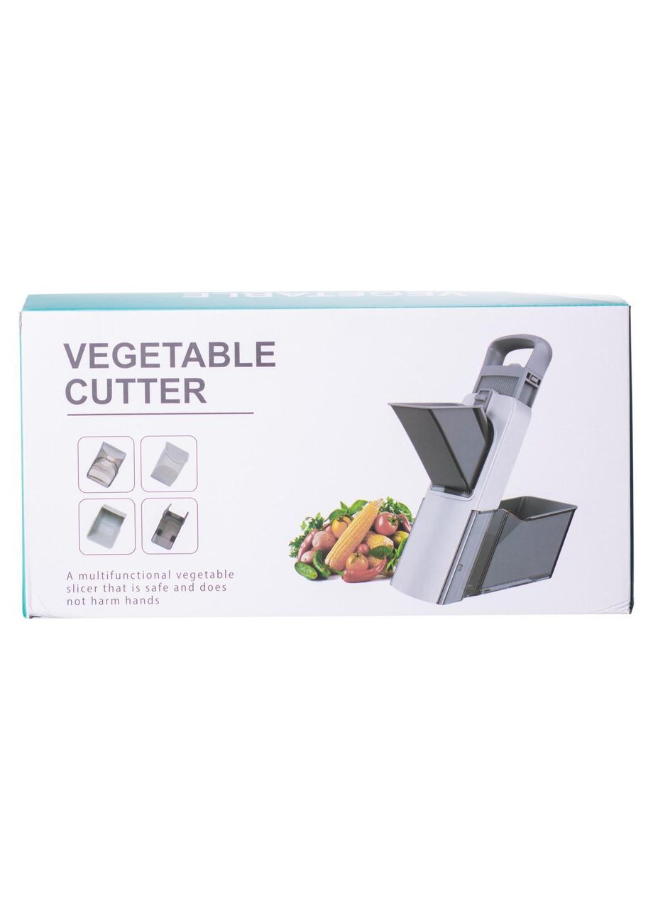 Овочерізка ручна універсальна з контейнером 19×12.5×34 см слайсер для овочів кухонна овочерізка HP-8-67 Ding Lanfang (368767550)