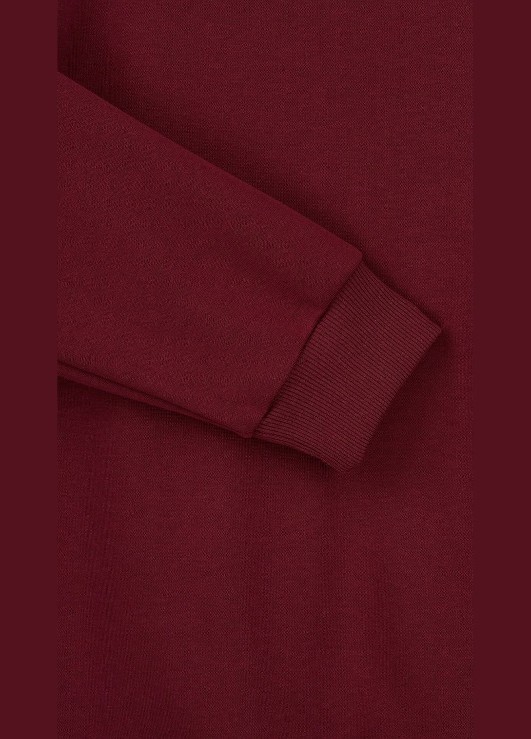 Бордовый свитшот однотонный женский cm3000 бордовый shop (2000999184314) однотонный (362902060)