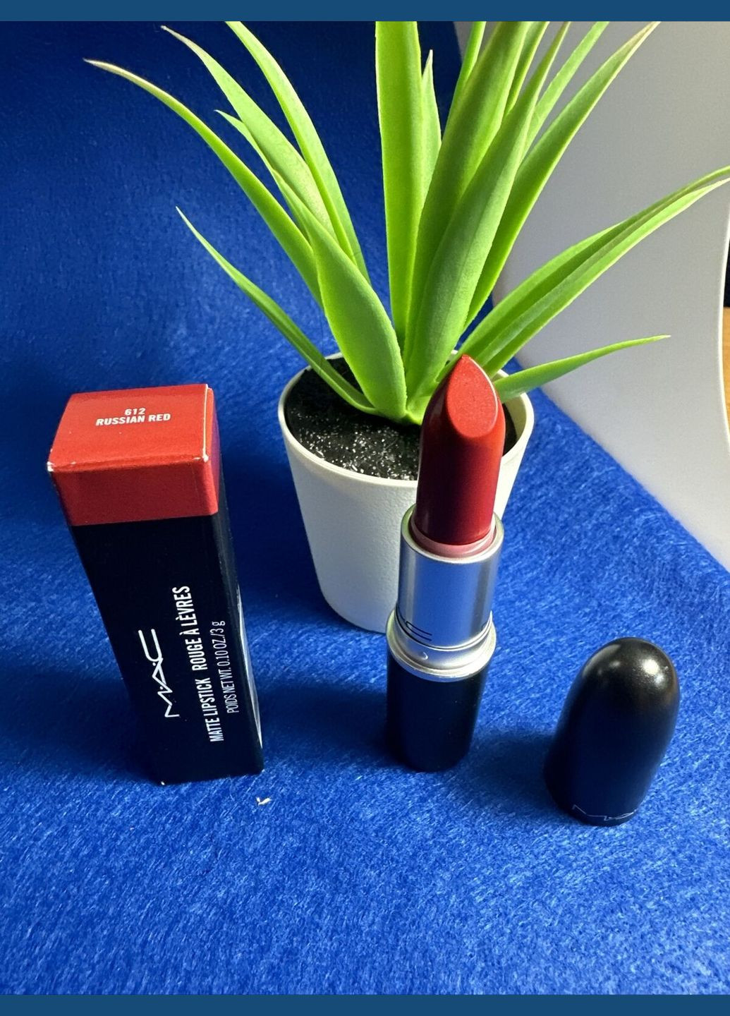 Губная помада Lipstick Russian Red красная 3 гр MAC (295270683)