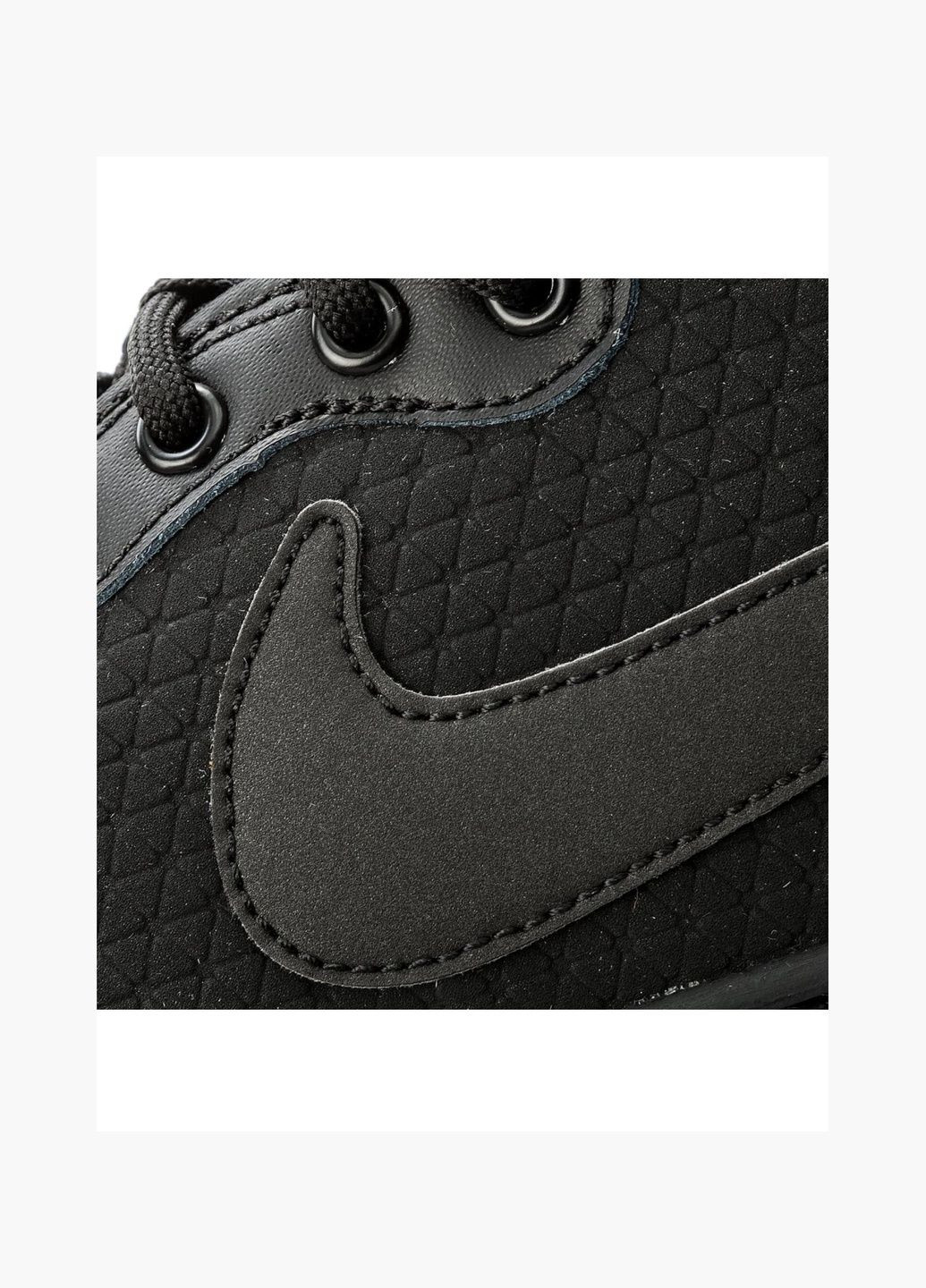 Чорні кросівки чоловічі court borough mid winter black aa0547-002 Nike