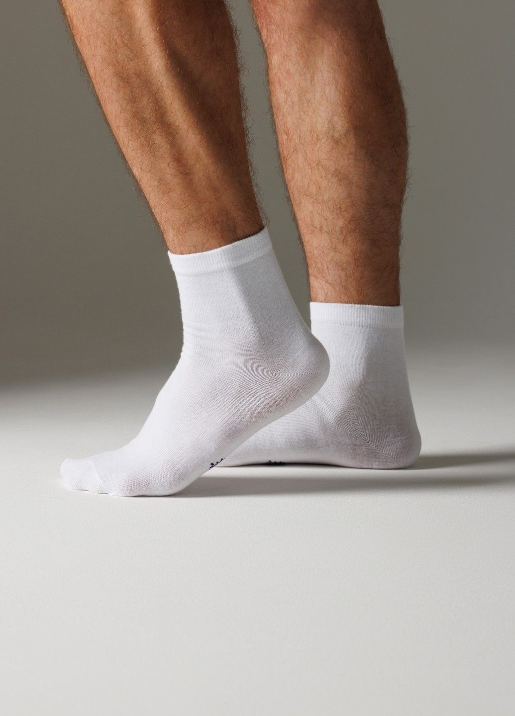 Белые сет мужских носков (3шт) 35-38 белый (6079013200013) Наталюкс однотонные (303933231)