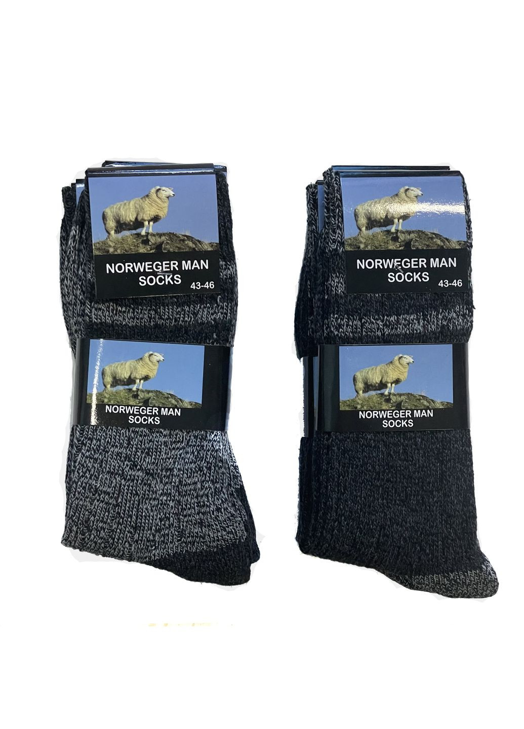 Темно-сірі носки "ангора" чоловічі (354812199)