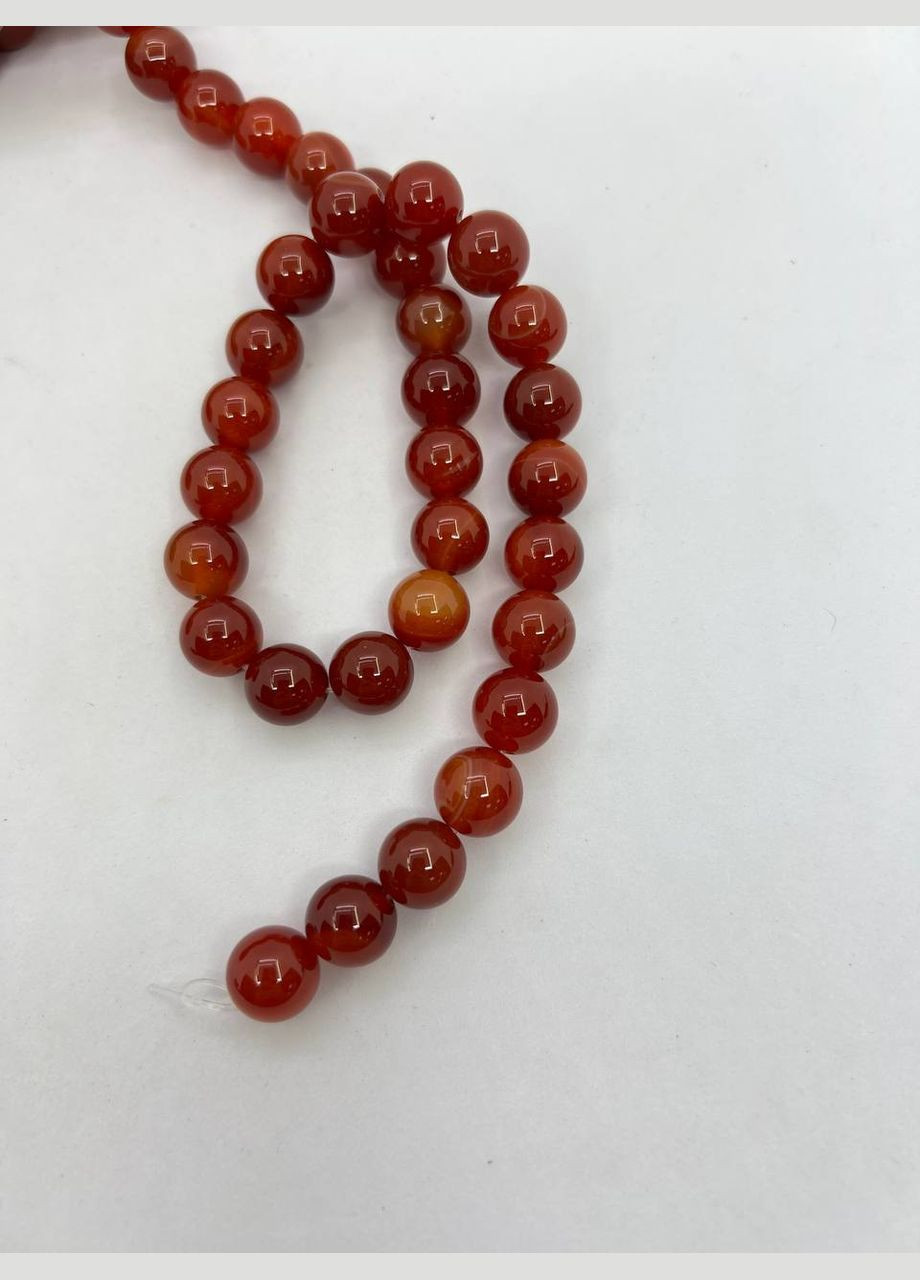 Сердолик на нити без застежки, 10 мм, 40 см No Brand (327071985)