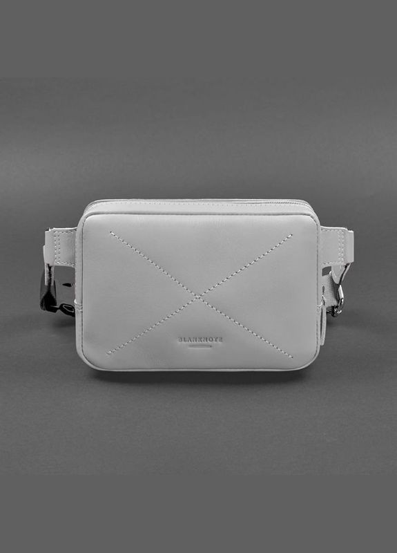 Сумка жіноча шкіряна через плече Dropbag Mini сіра BlankNote (302008245)