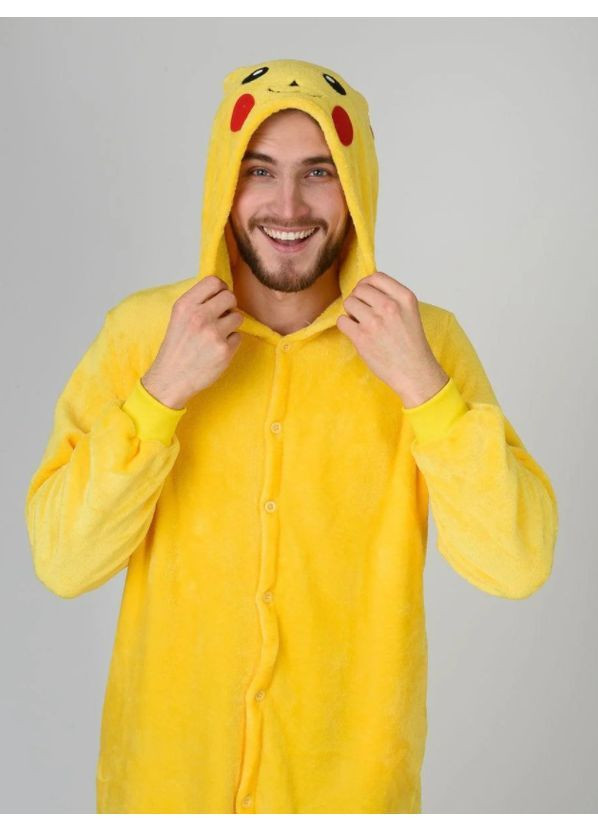 Піжама кігурумі чоловіча Пікачу L (165-175 см) Jamboo (369669286)