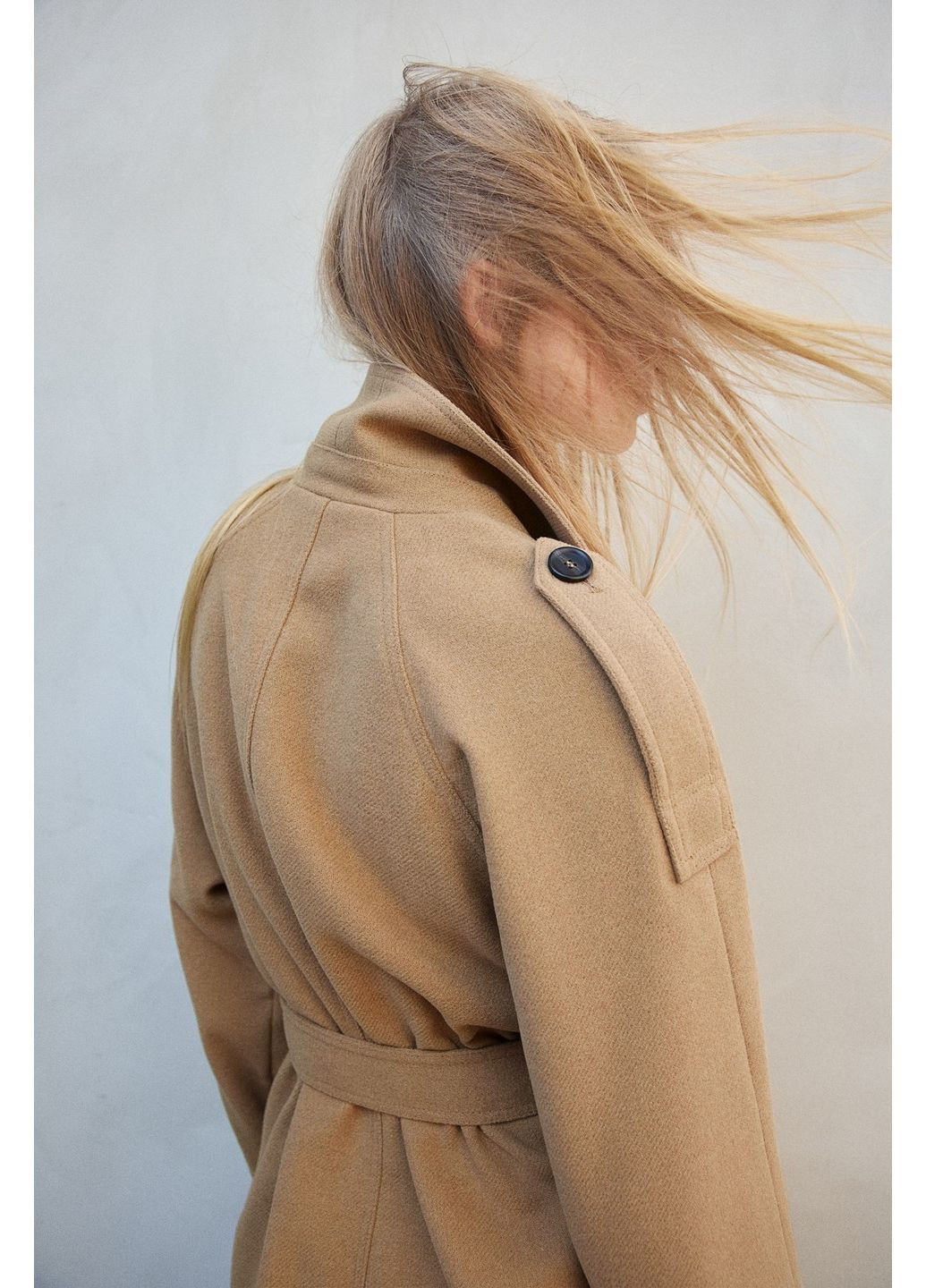 Бежеве демісезонне Пальто H&M