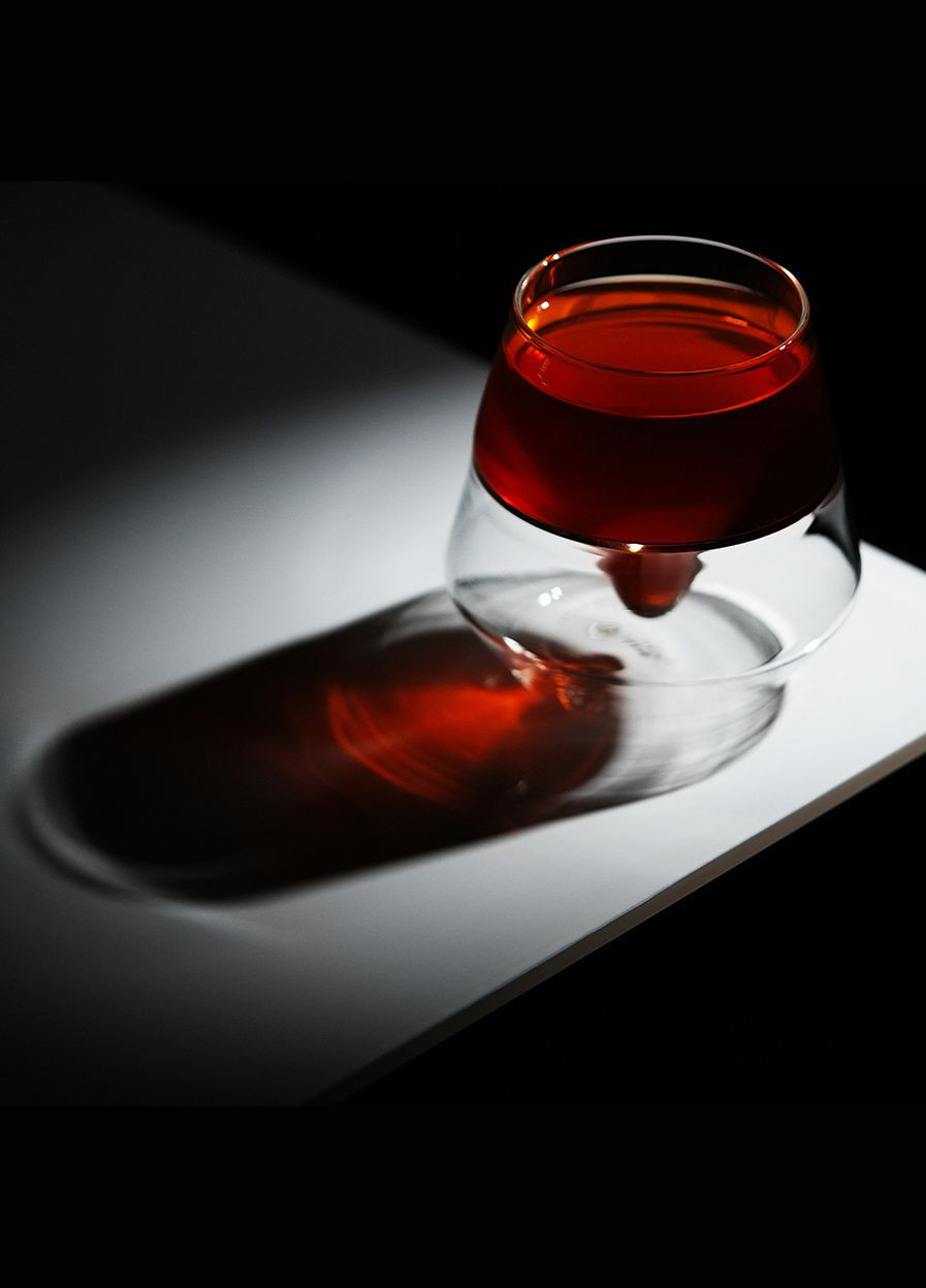 Склянка для кави з подвійним дном 130 мл 3BOMBER DW Series А-подібна Чорна (G6572YB-OS) MHW-3BOMBER (337127889)