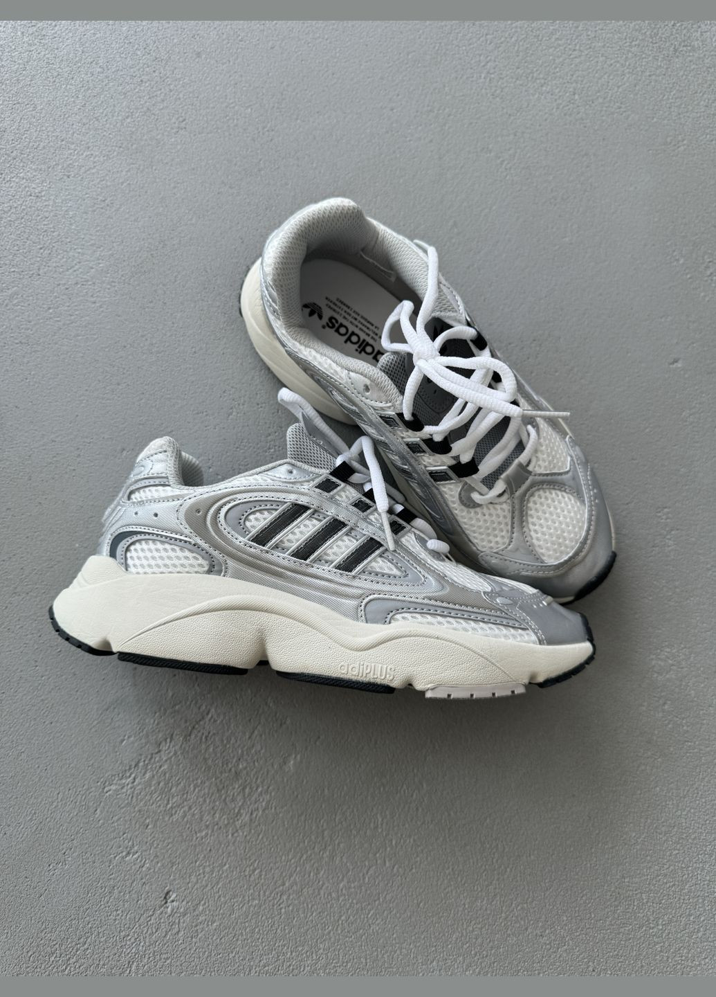 Кроссовки женские и мужские Adidas Ozmillen gray | Озмиллен серые No Brand серые демисезоны (316507763)