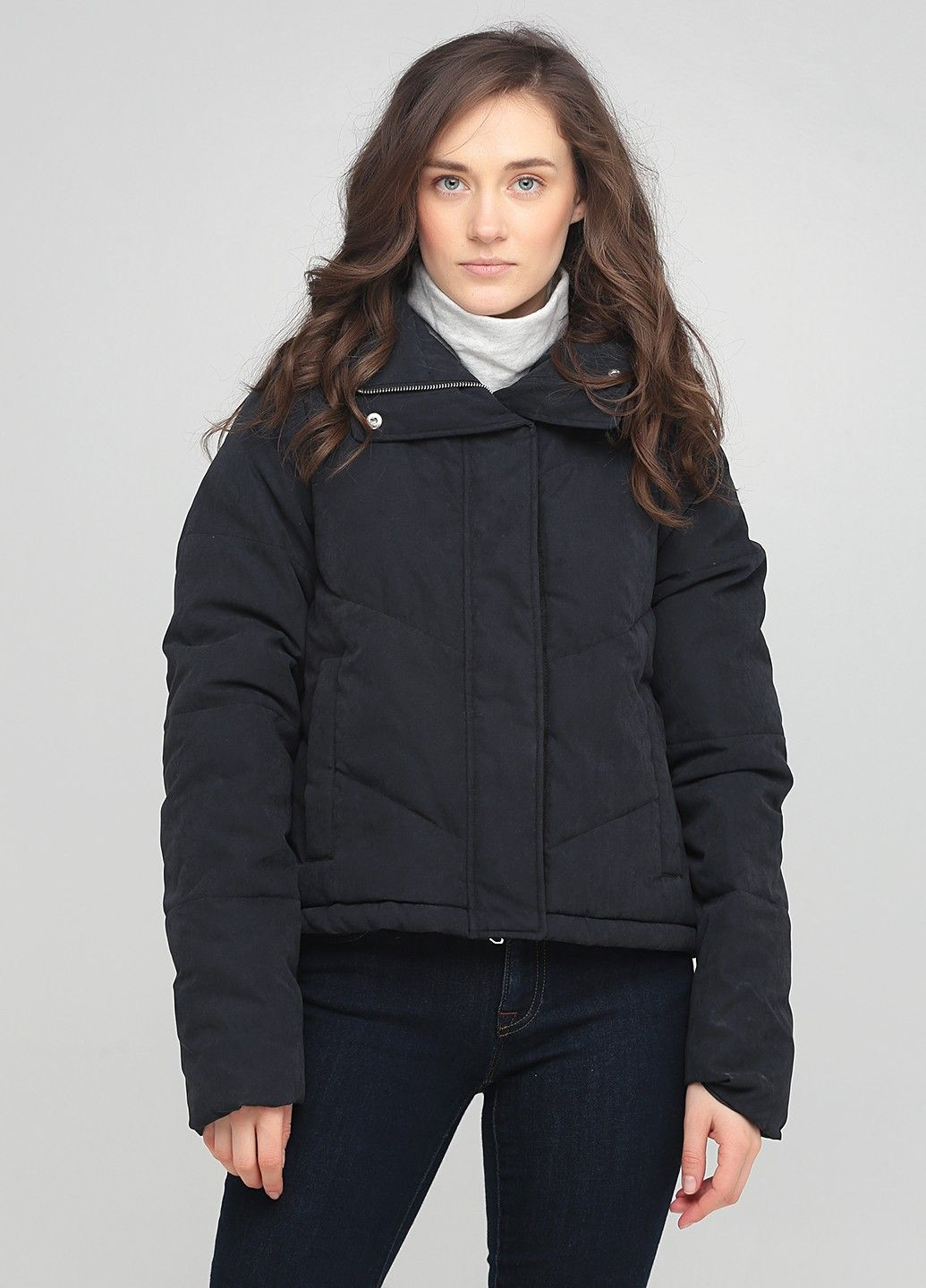 Черная демисезонная куртка af9101w Abercrombie & Fitch