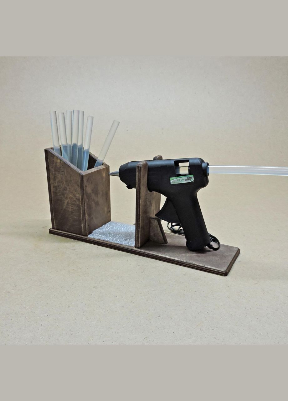 Підставка для клейового пістолета з дерева Радага капучино (ОКП-000109) No Brand (328909264)