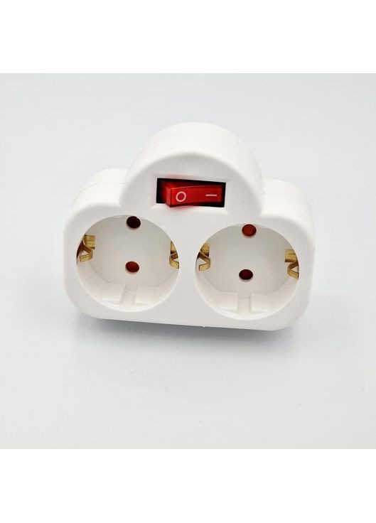 Двійник вертикальний з кнопкою YW-7392N No Brand (370286282)