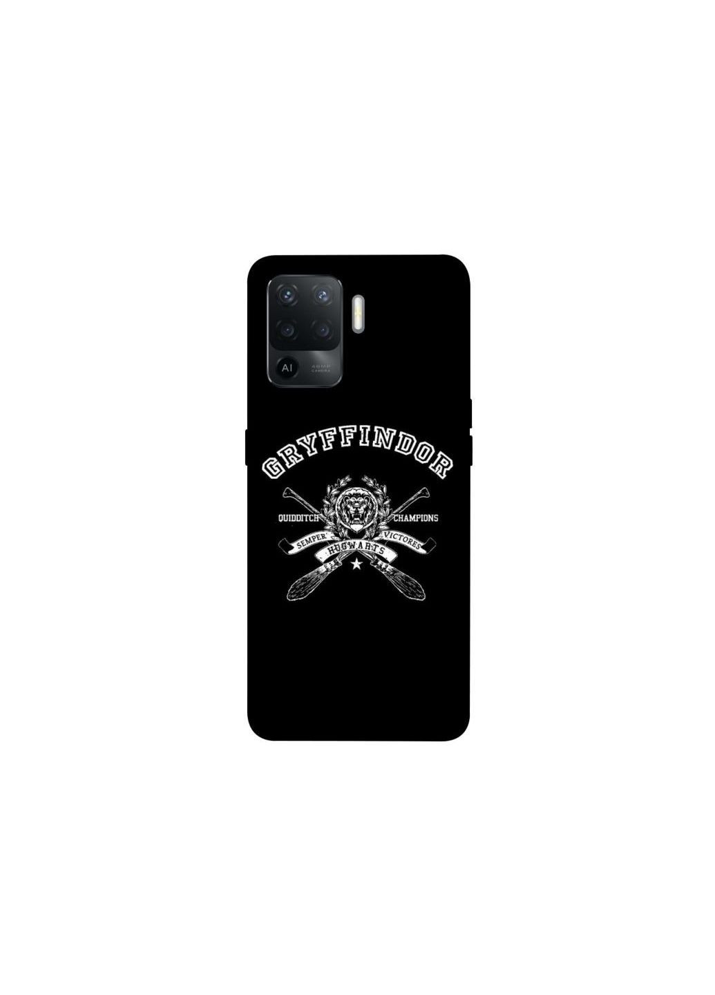 Чехол на Oppo Reno 5 Lite Gryffindor logo Harry Potter Frontalka (361974743)