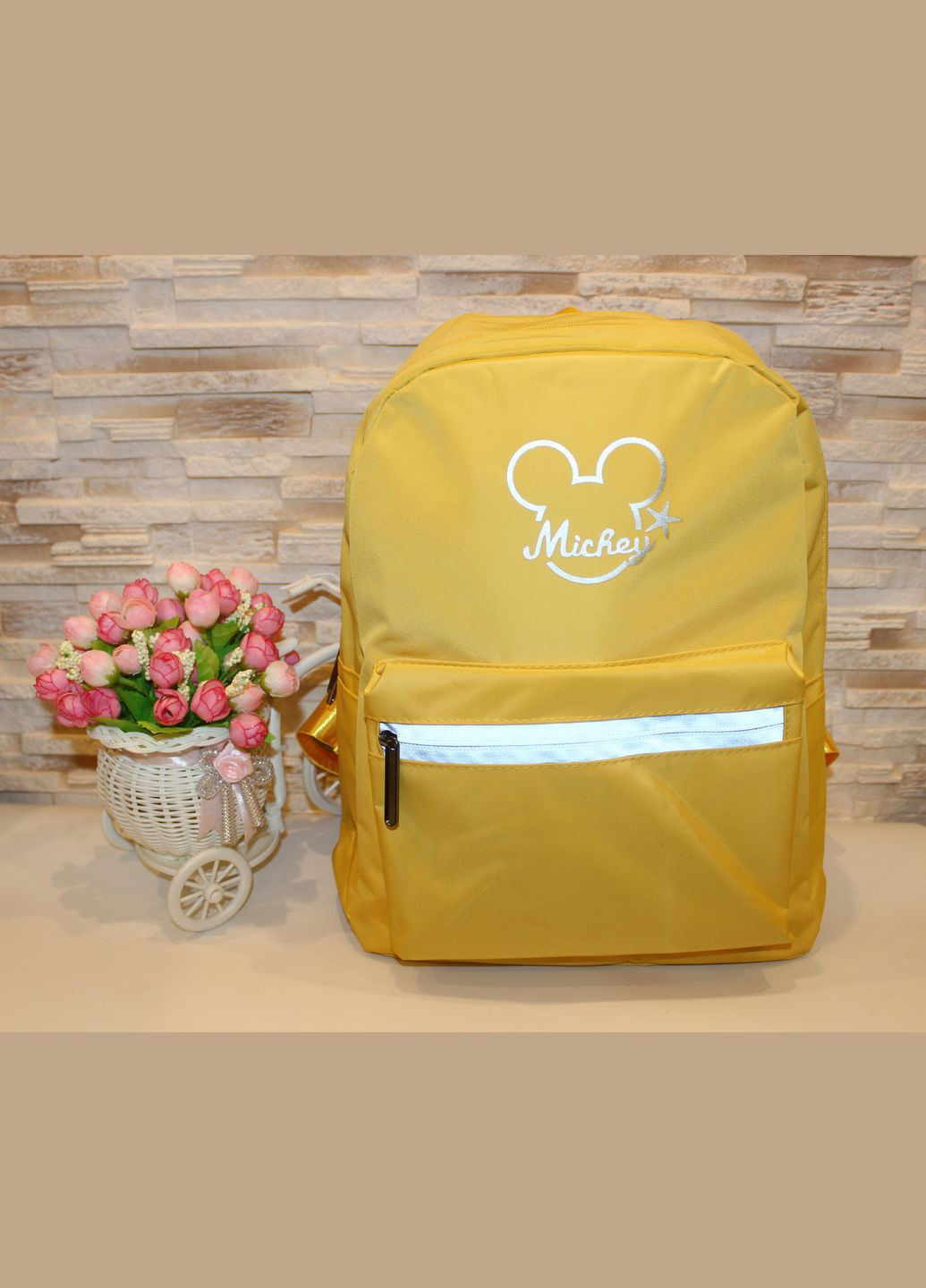 Модный рюкзак из плащевки код 7-8856 Уценка (читайте описание) PTR No Brand (317763390)