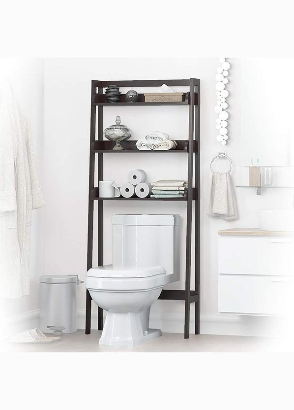 Стелаж над унітазом з дерева Джараш венге (СУТ-000312) No Brand (328293605)