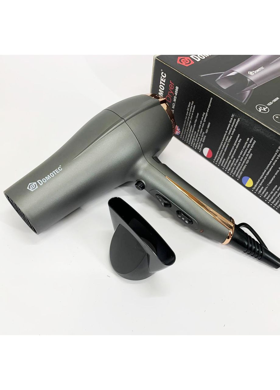 Професійний фен для волосся MS-409B 1980 Вт Domotec (366238901)