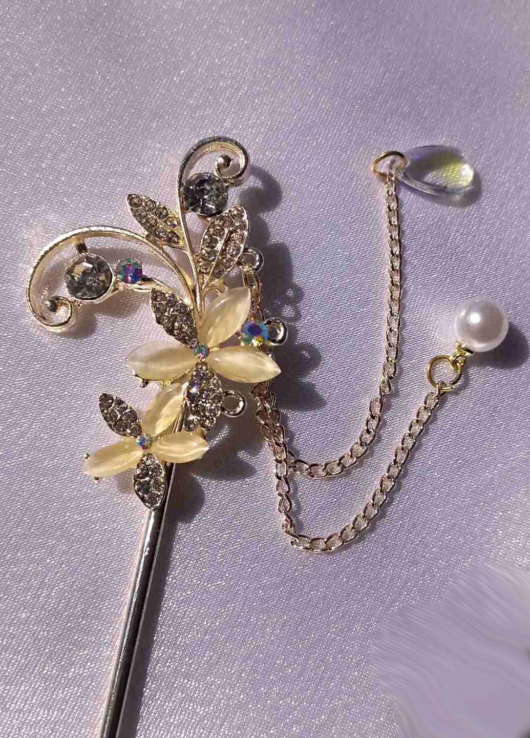 Заколка шпилька-палочка "Квіткові ноти" Анна Ясеницька (328089308)