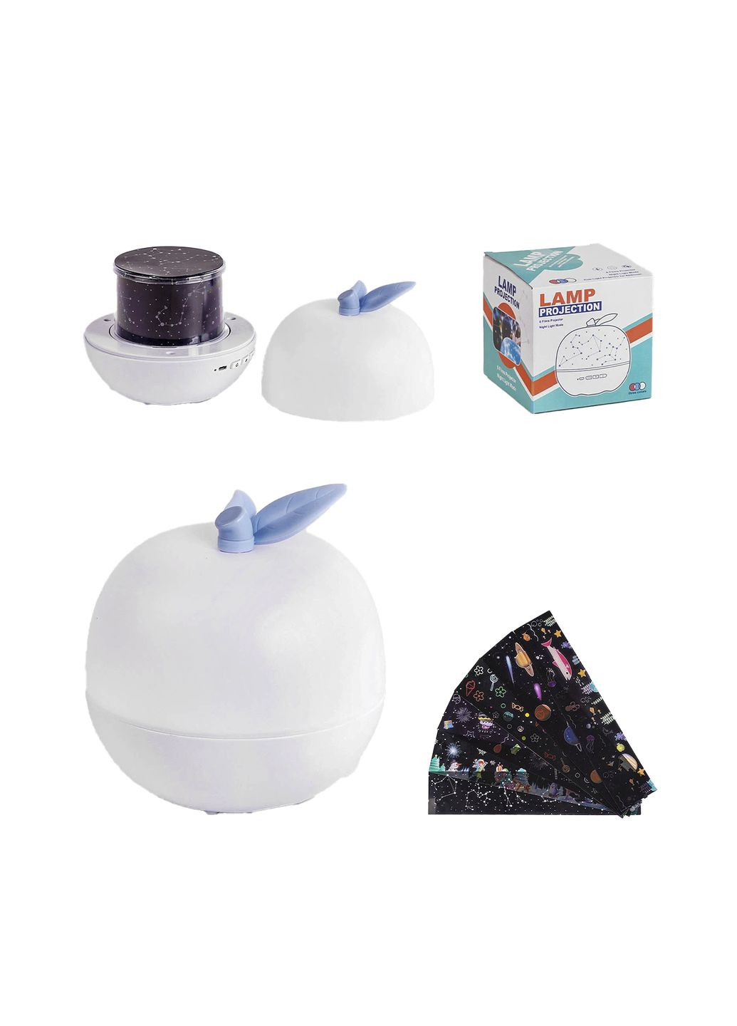 Нічник-проєктор колір різнокольоровий ЦБ-00268320 No Brand (315374956)