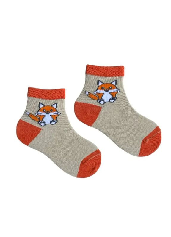 Шкарпетки дитячі "Лисичка" з індійської бавовни 413003 14-16 moi FAINI (315483667)