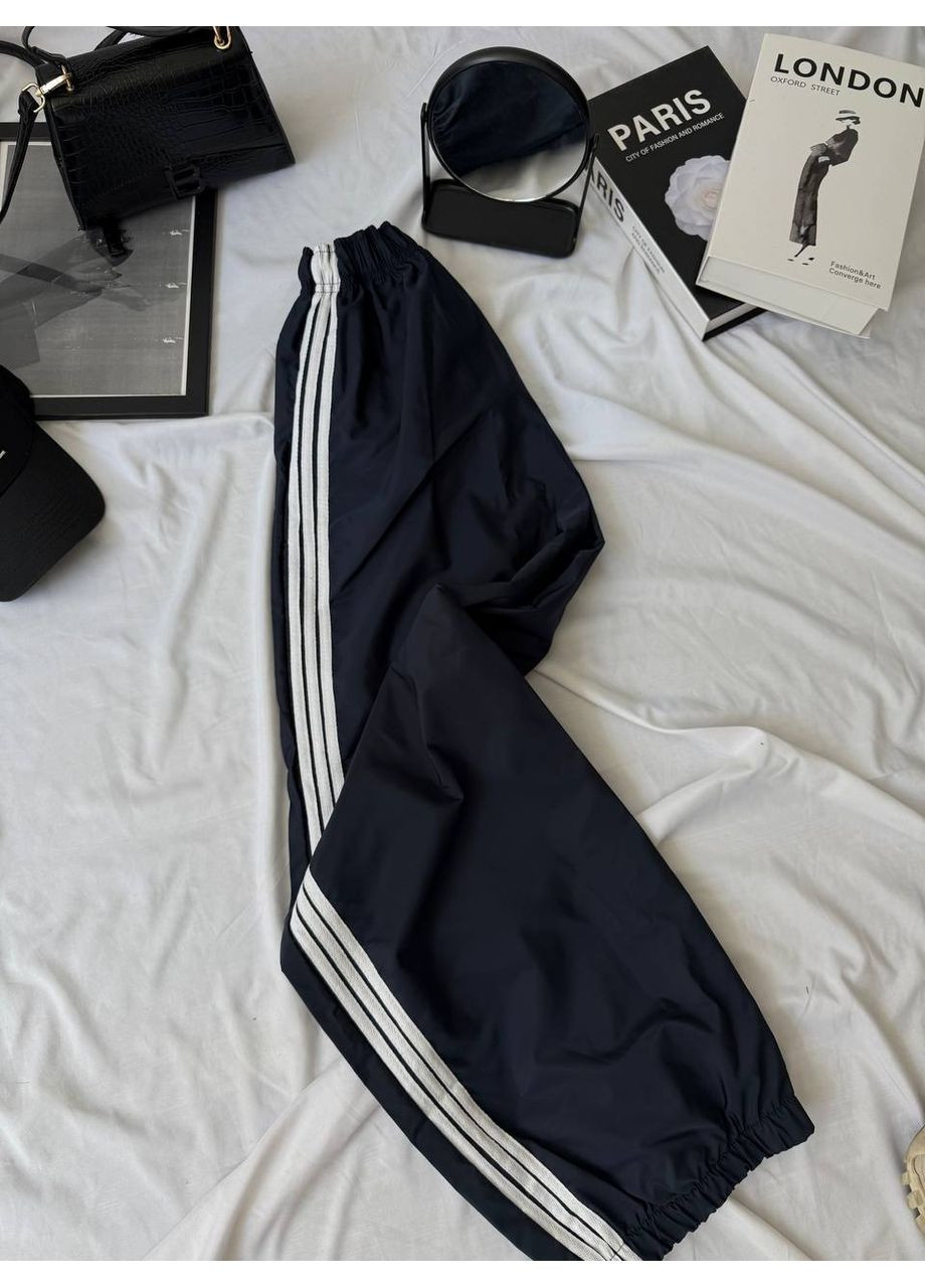 Женские темно-синие брюки No Brand (355077460)