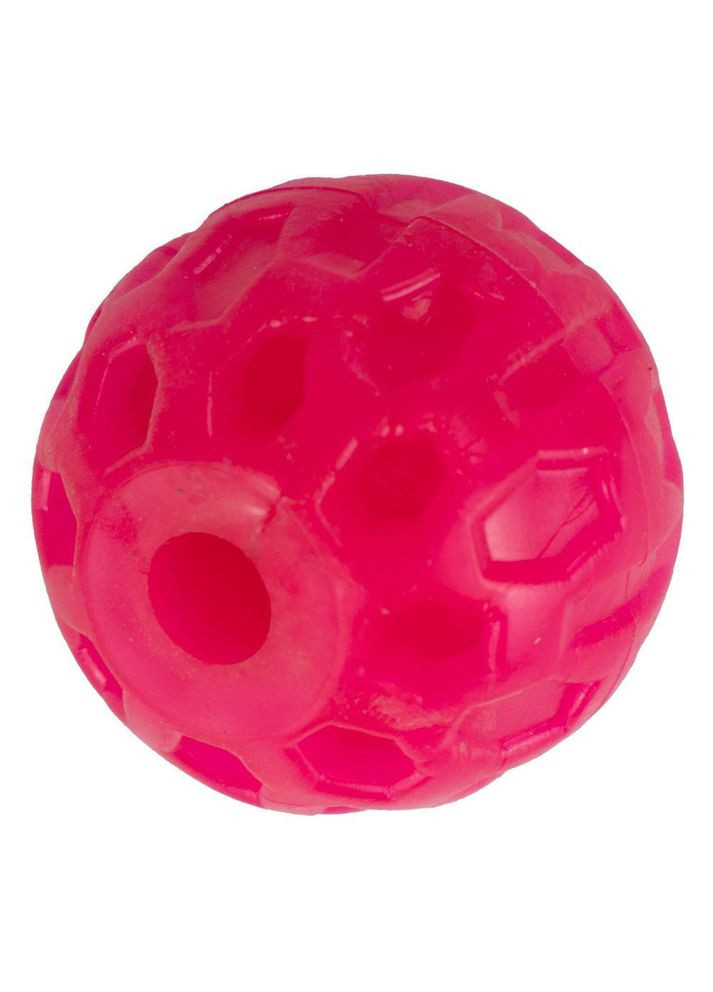 Игрушка Мяч с отверстием для собак 4 см, розовый AGILITY (278309656)