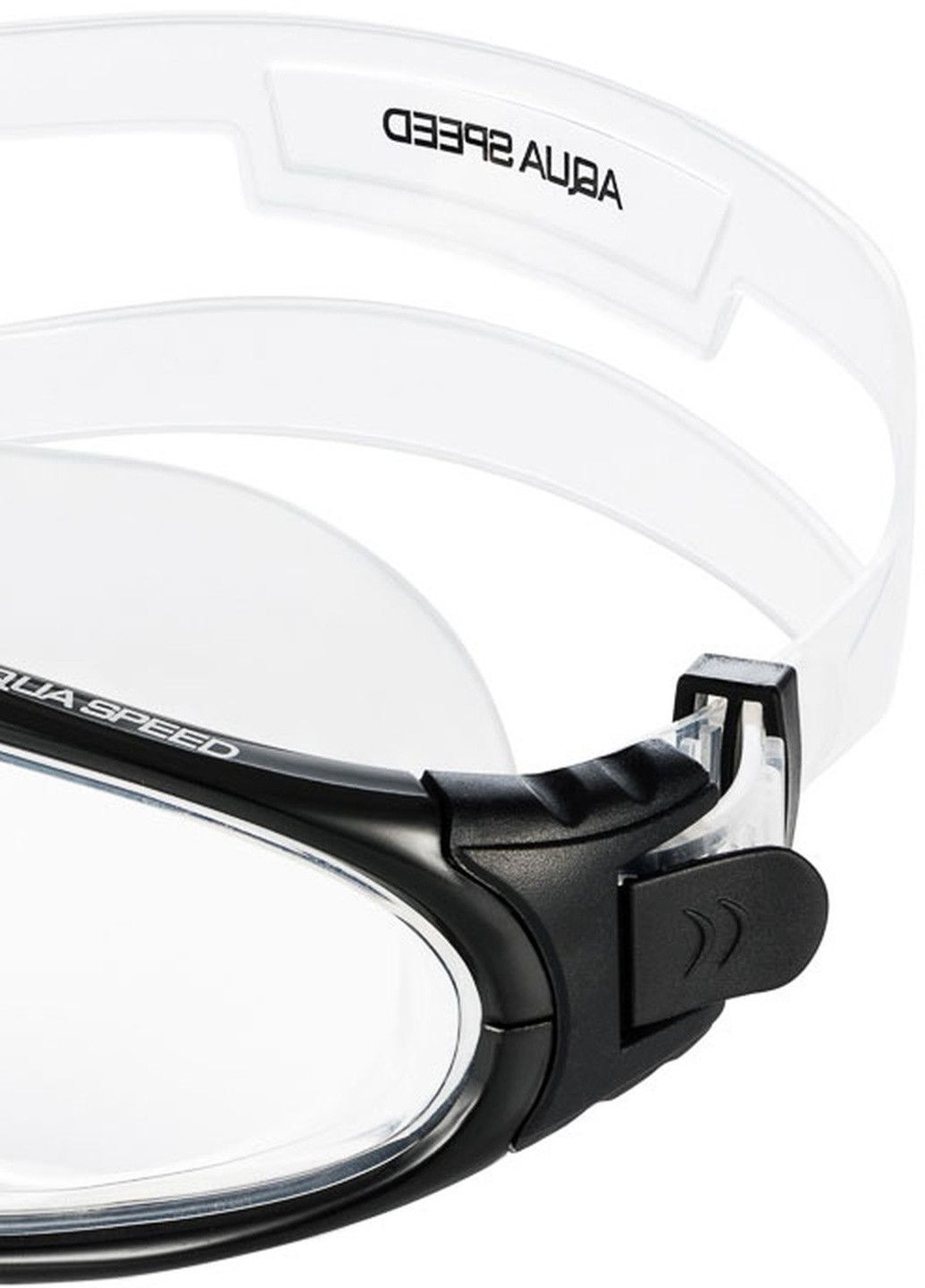 Очки для плавания SIROCCO 3117 Черные Aqua Speed (333956138)