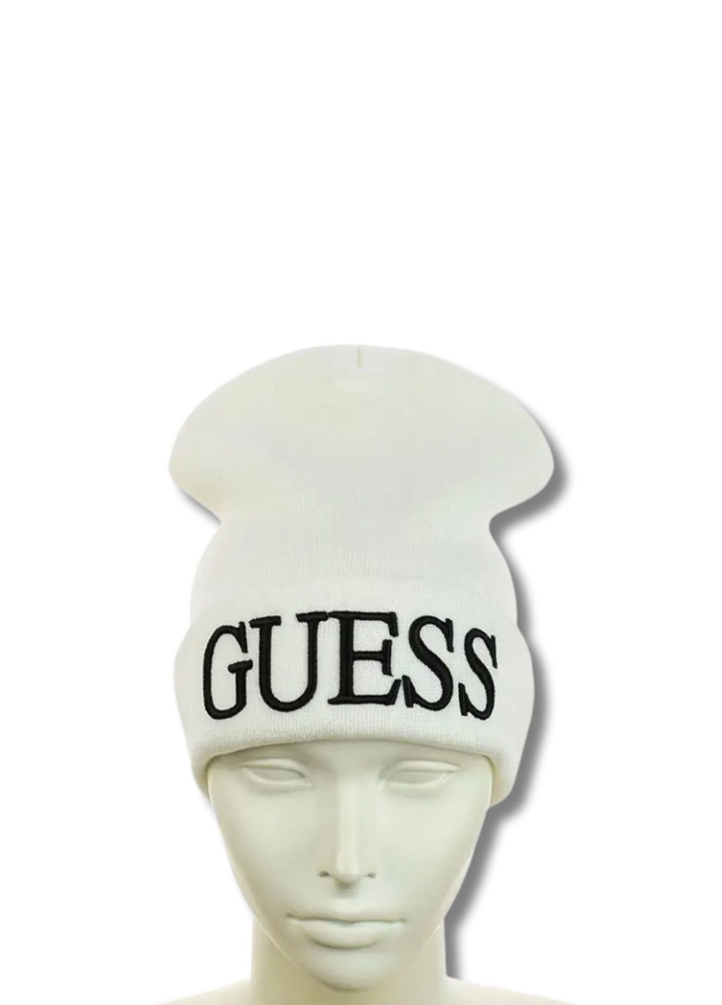 Шапка біні лонг з вишивкою Guess No Brand Шапка з вишивкою (343353163)