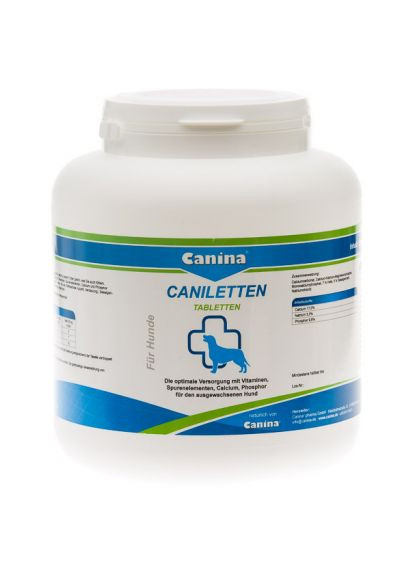 Вітаміни для собак Caniletten Комплекс для дорослих собак 1000 таблеток (4027565120321) Canina Caniletten Комплекс для дорослих собак 1000 таблет (370015838)