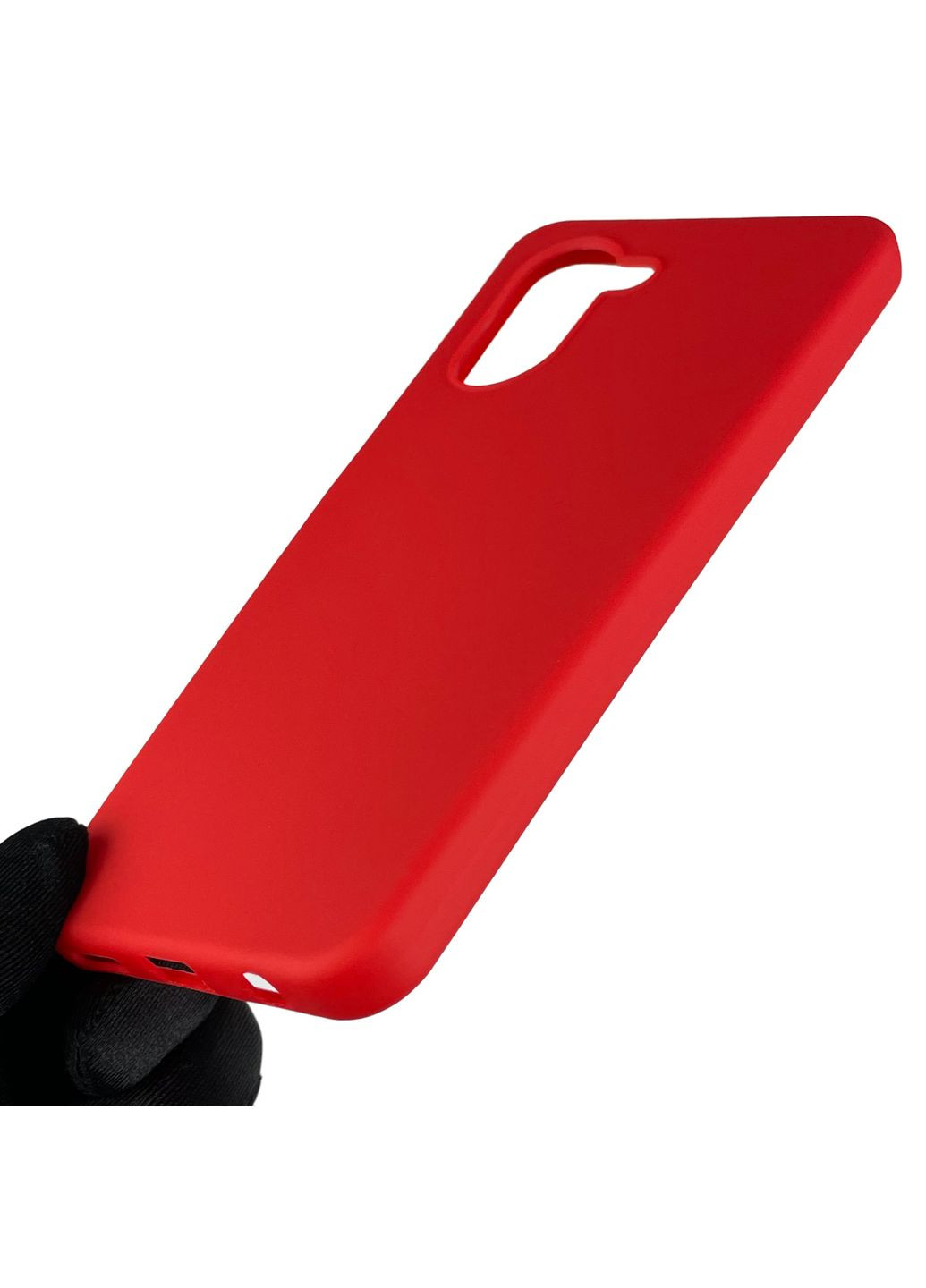 Чехол для A17 однотонный матовый силиконовый на оппо а17 красный Oppo (366023132)