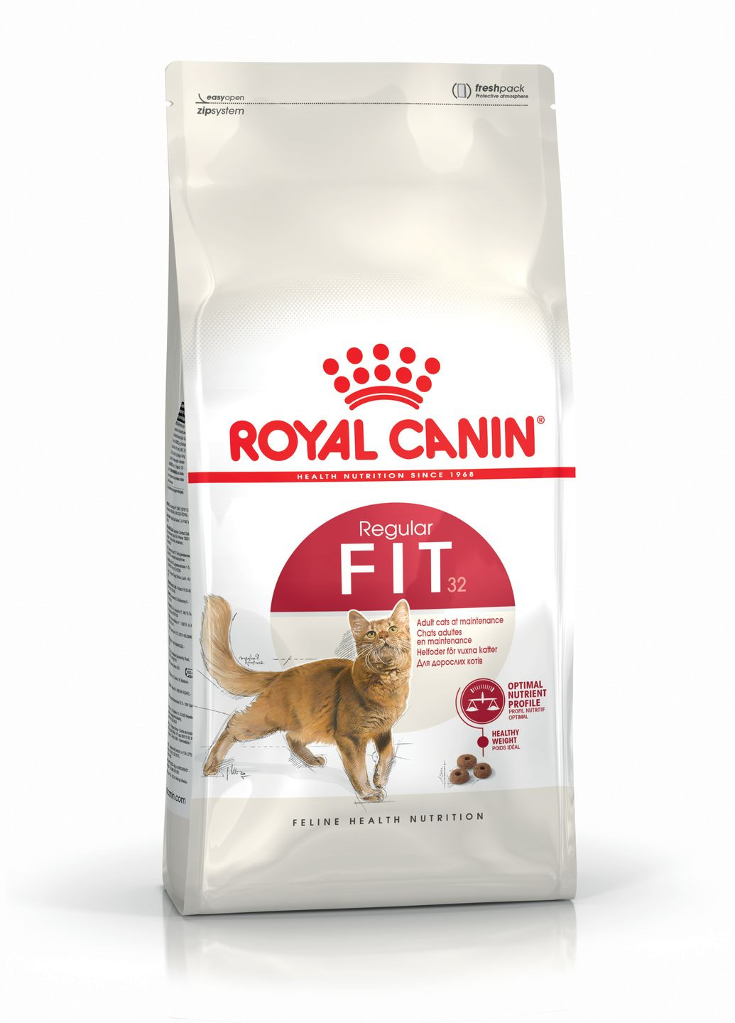 Сухий корм для дорослих котів Fit 32 забиваючих на вулиці 2 кг 2520020 Royal Canin (266274089)