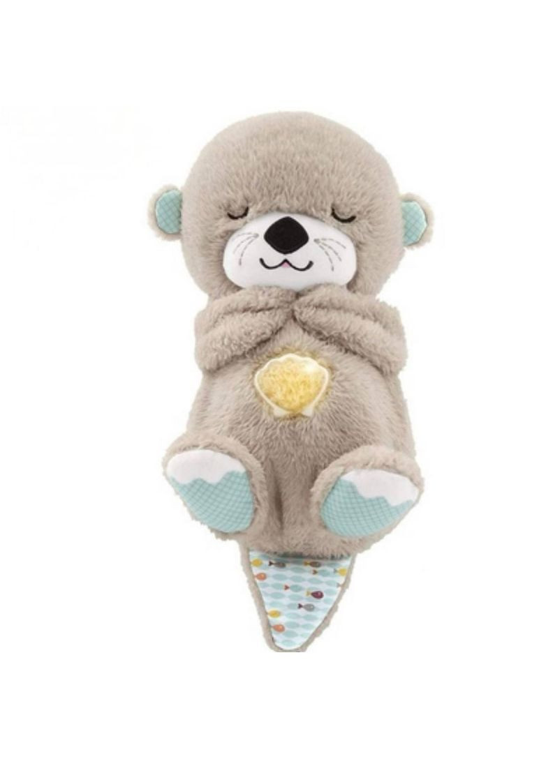 Дихаюча іграшка для солодкого сну Видра сіра No Brand (333162935)