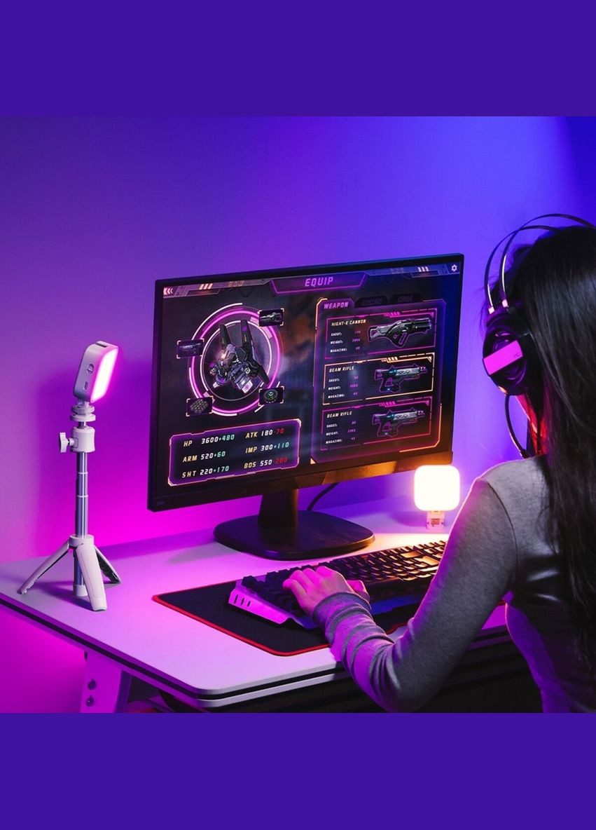 Відеосвітло Vijim Video Light White (L026GBW1 ) Ulanzi U60 RGB (347645741)