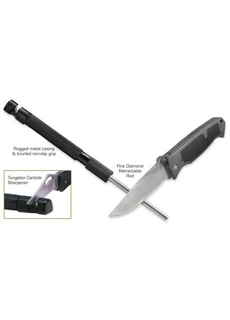 Приспособление для заточки Алмаз/Карбид Tactical Sharpening Rod стержень, портативный, алмазный, карбидный Lansky (396649081)