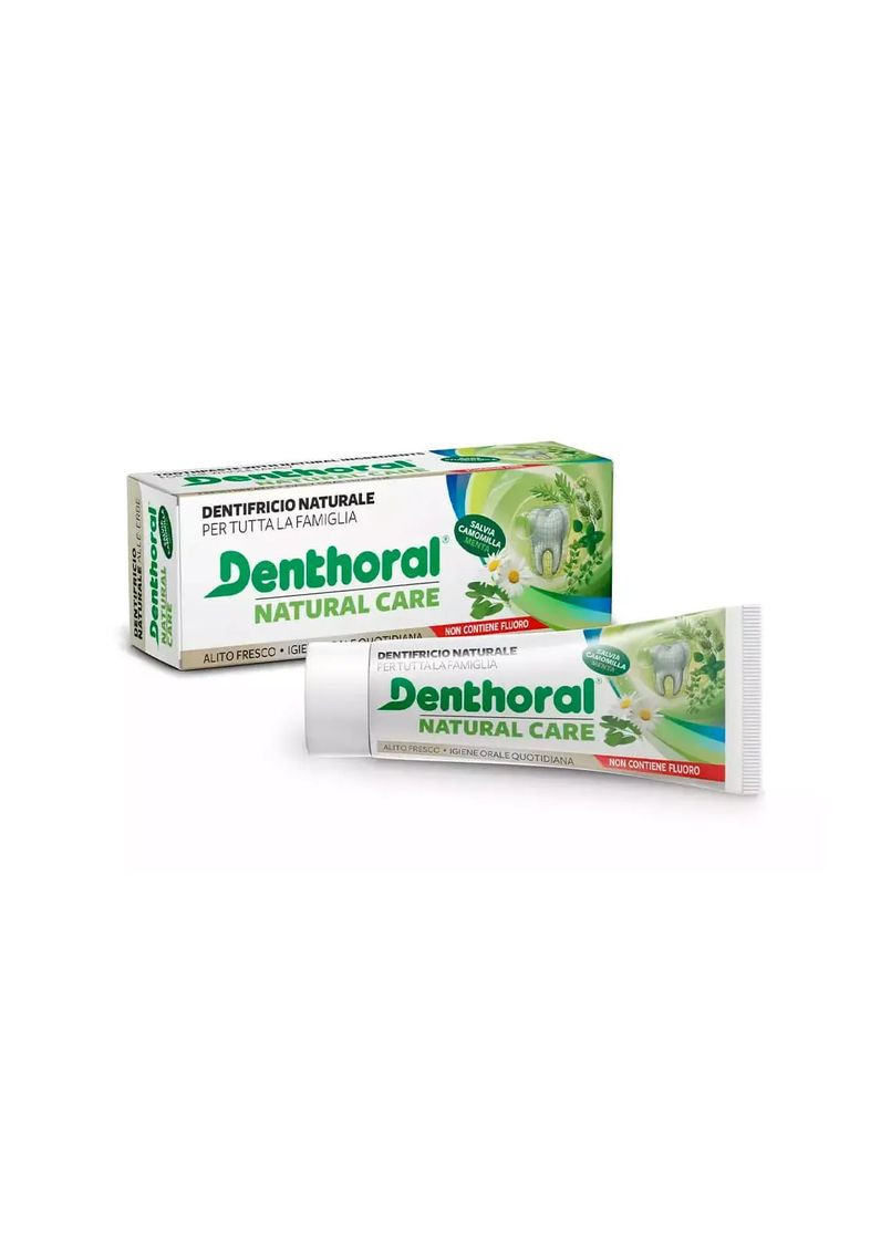 Зубна паста Dentifricio Natural Care Природний догляд, 0.075 мл (8002185041573) Denthoral (353850680)