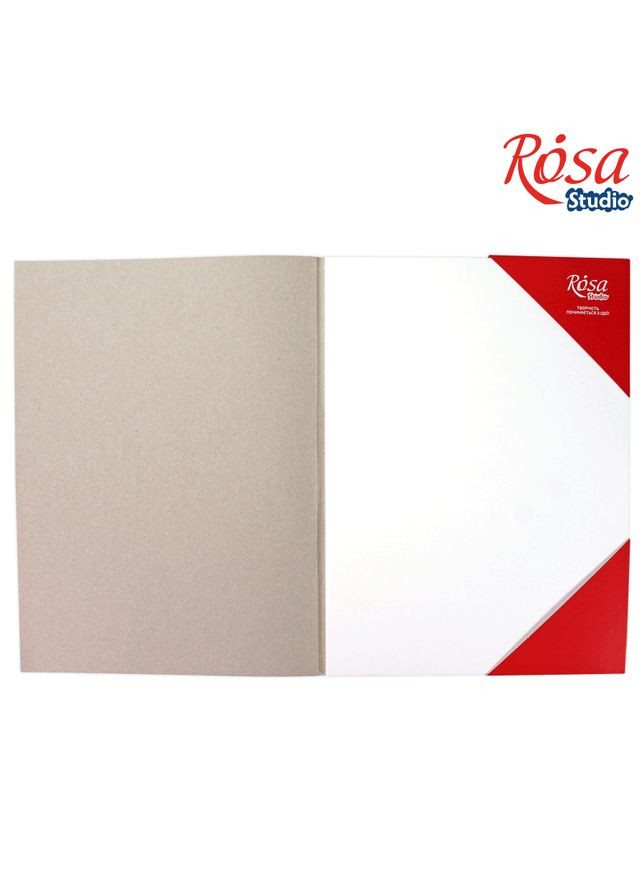 Папка для рисунка и чертежа А3 (29,7х42см) 20л мелкое зерно 200г/м2 ROSA Studio Fabriano (362580647)