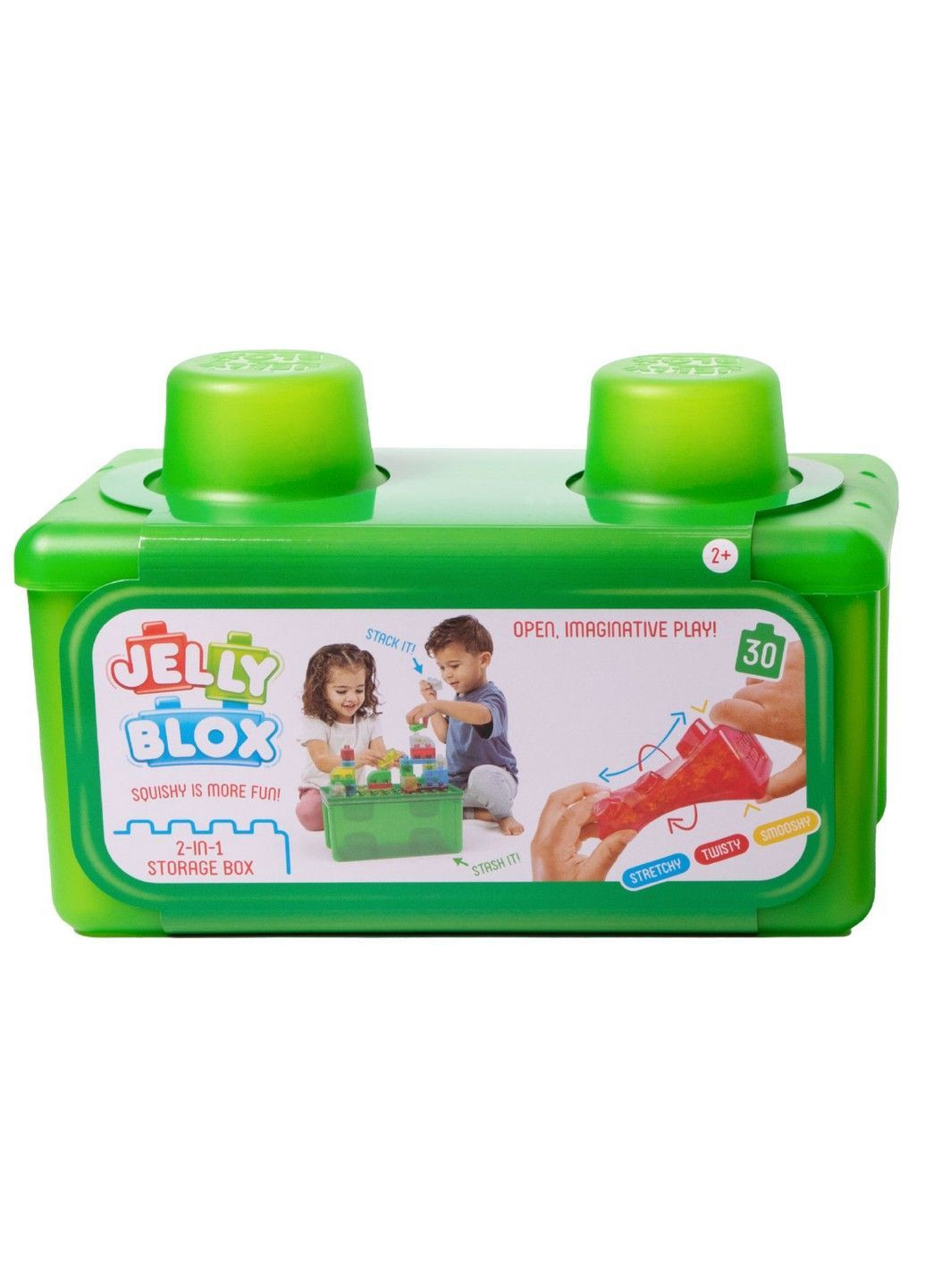 Сенсорный конструктор - В кейсе 2 в 1: строй-складывай Jelly Blox (364237666)