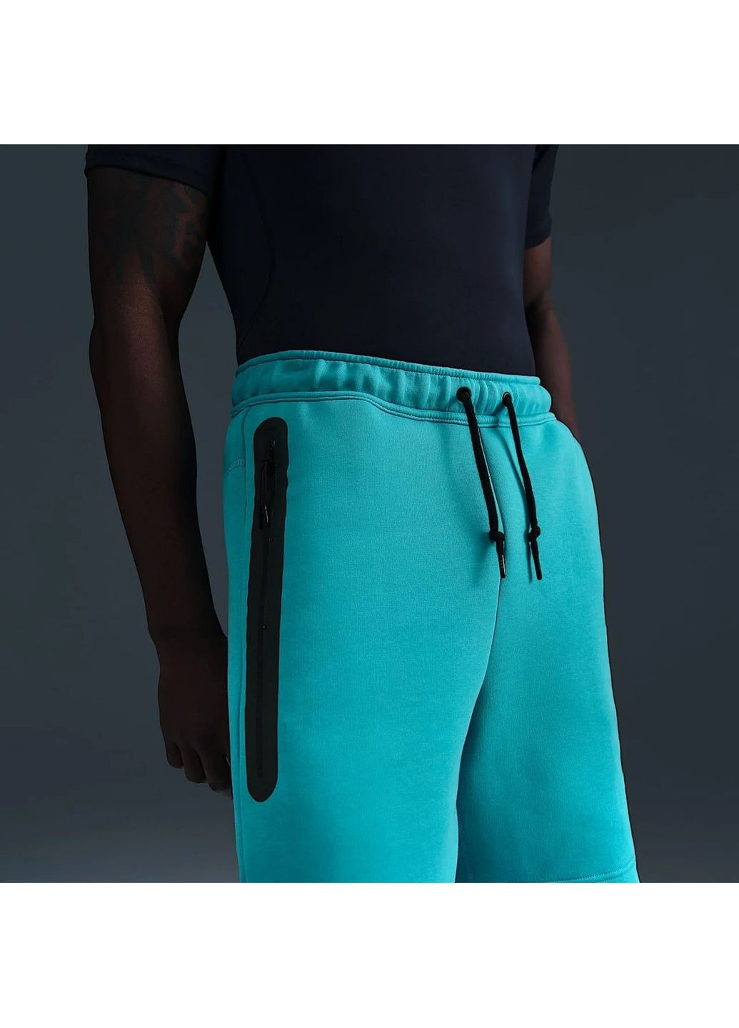 Шорты мужские Tech Fleece Turquoise Nike (366038983)
