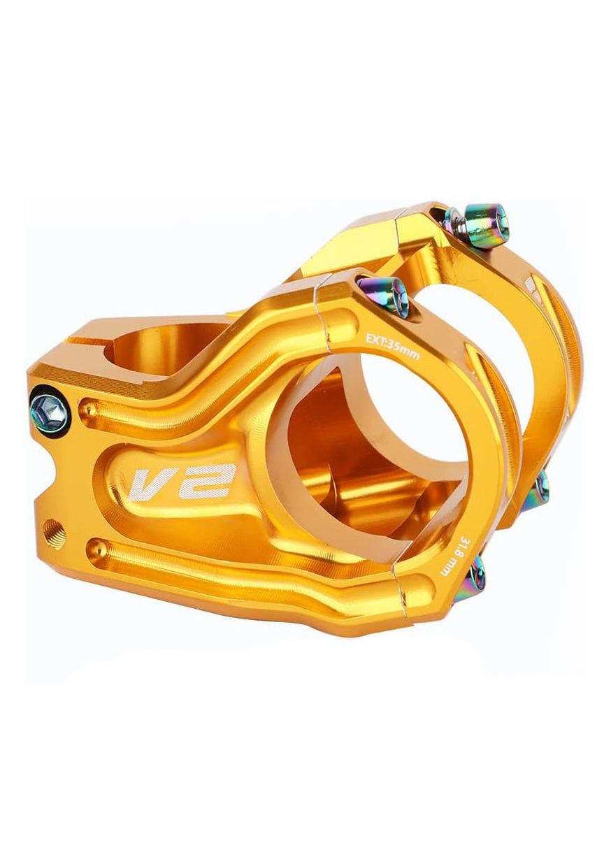 Винос керма KRSEC Hussefelt V2 FR-DH 31,8 x 35 мм, золотий HASSNS (329443673)