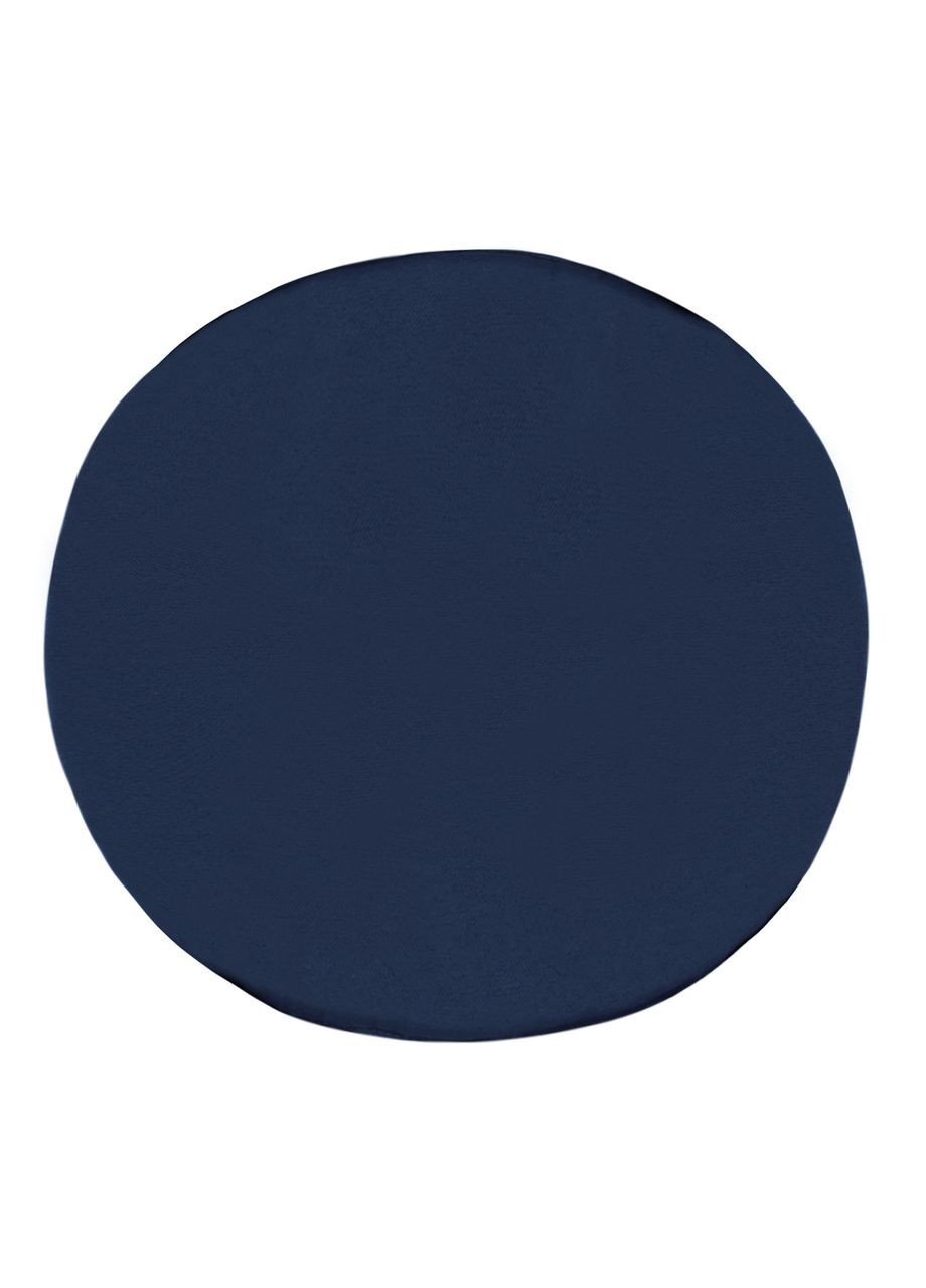 Подушка для стільця та крісла Ø 40х5 см темно-синій No Brand (325258833)