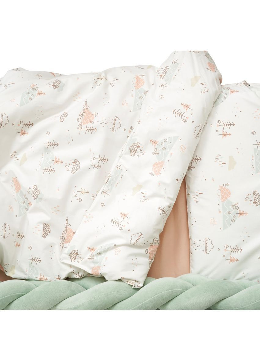 Комплект постельного белья Sky Forest, 120х90 см, 4 предмета, молочный () Twins 3023-TS-1014 (362080680)