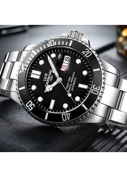 Наручные часы мужские Patent Серебристый (2831) Carnival (362711465)