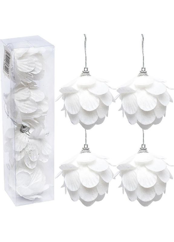 Набір ялинкових іграшок "Шишки" HL23SF-170, 4 шт BMW (316392416)