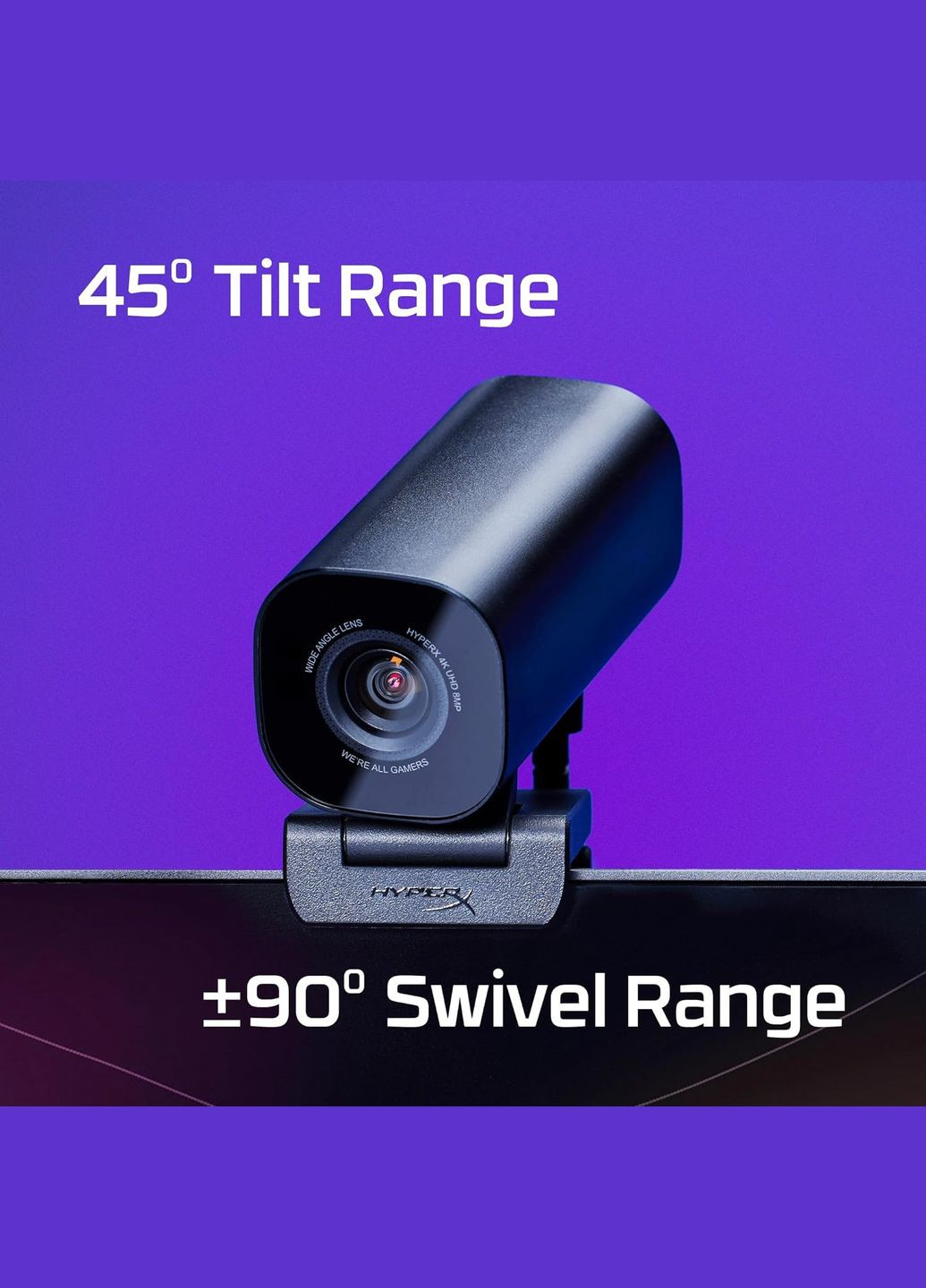 Веб-камера Vision S 4K Black HyperX (317558212)