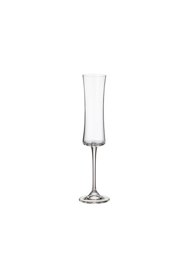 Бокалы для шампанского BUTEO 150 мл богемское стекло 6 шт Bohemia (282841788)