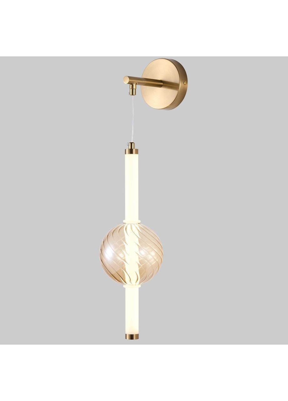 Настінний скляний світильник/бра 5W (88-W39342 AB+AM) No Brand (370070515)