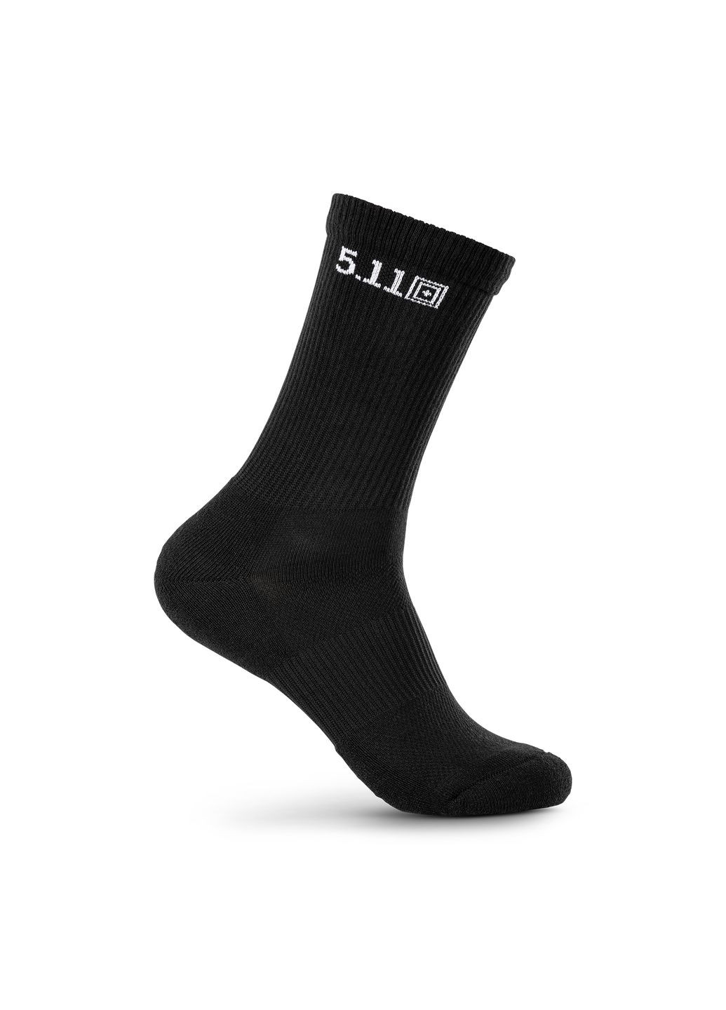 Чёрные носки тактические duty ready basic crew socks black (10049-019-s) 5.11 Tactical (362463306)