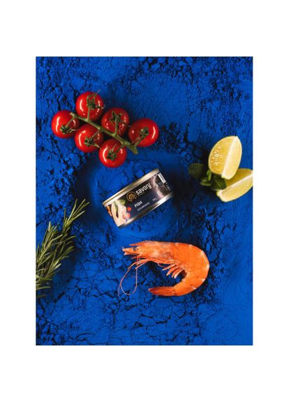 Вологий корм для для дорослих вибагливих котів, з рибою, 100 г Savory (322874681)